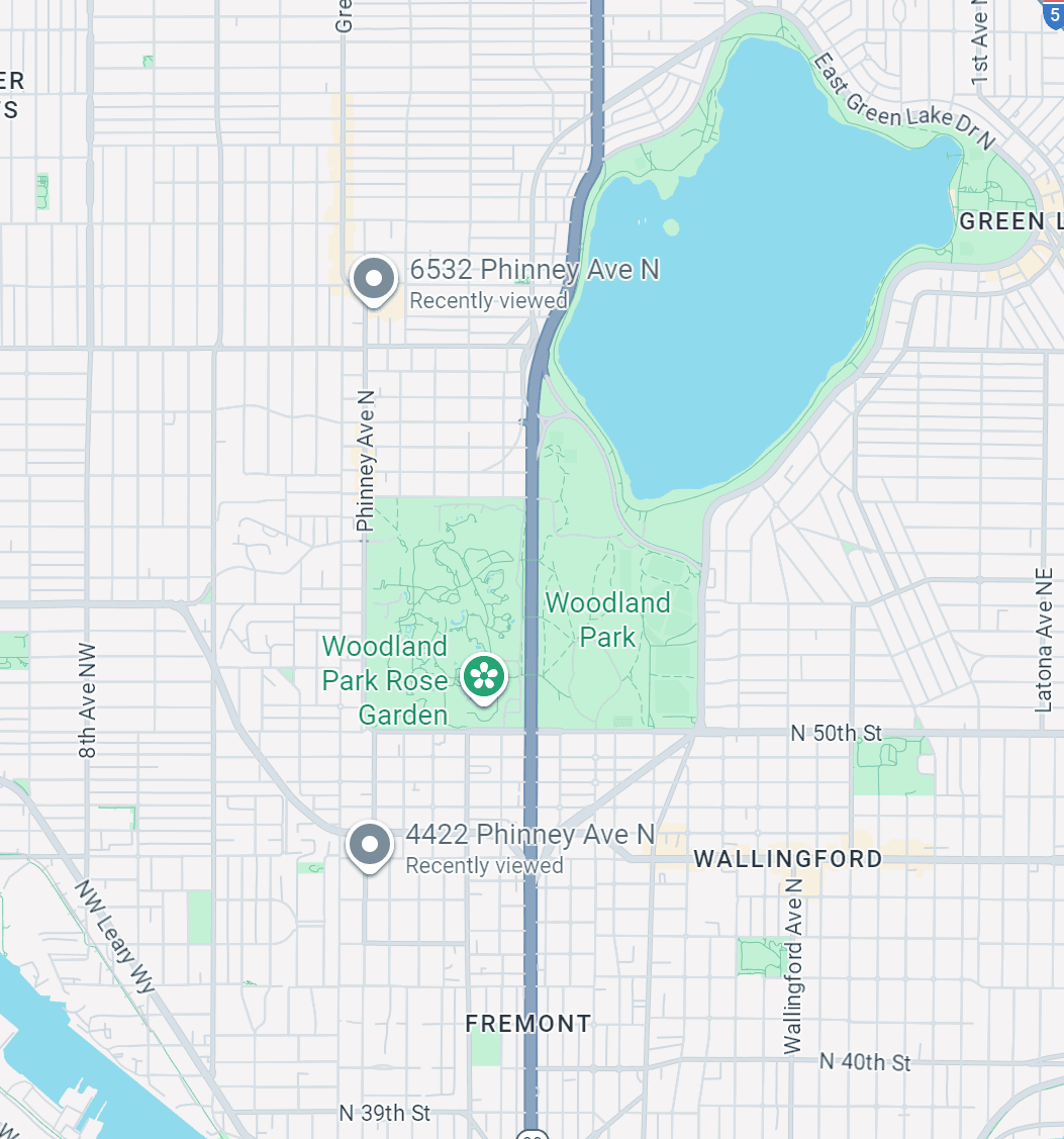 Seattle neighborhood map